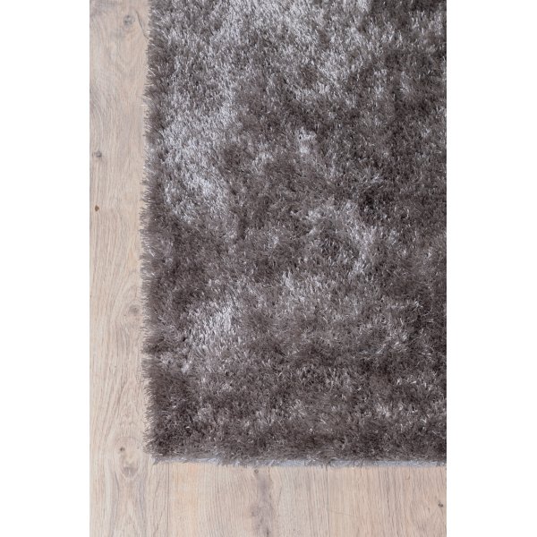 Kiiltv matto - harmaa