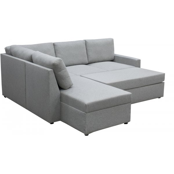 Dream vuodesohva silytyksell (kulmasohva) vasen - Tummanharmaa