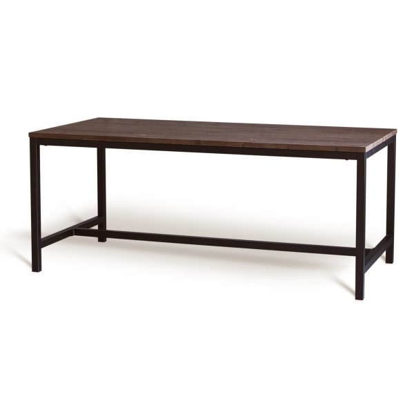 Texas ruokailuryhmä 6 Texas ruokapöydän tuolia Ruskea PU + Texas ruokapöytä tummanruskea tammi 180x90 cm Texas ruokailuryhmä 6 Texas ruokapöydän tuolia Ruskea PU + Texas ruokapöytä tummanruskea tammi 180x90 cm