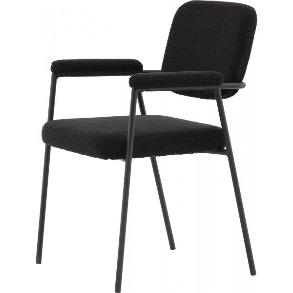 Eilen ruokatuoli - musta boucle