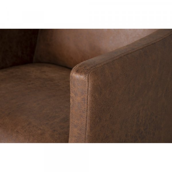 Harpan-nojatuoli - Konjakinvrinen eco-nahka