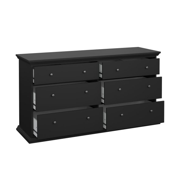 North Double lipasto 6 laatikolla - Mattamusta