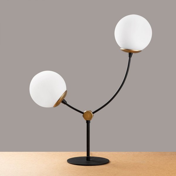 Chromozom-p�yt�valaisin - Musta/valkoinen