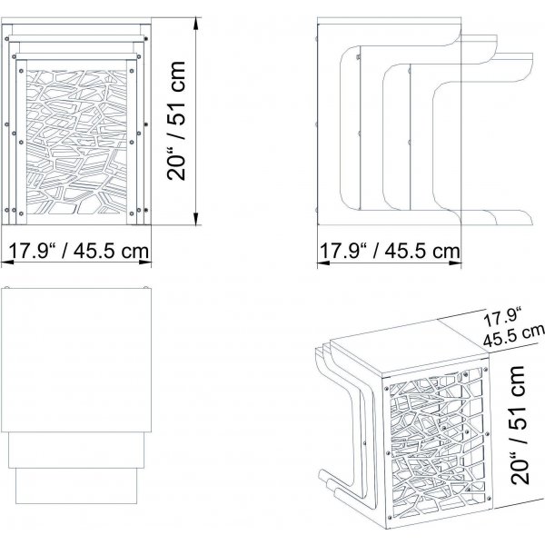 Jäniksen vedonlyöntipöytä 45,5 x 51 cm - Kulta/valkoinen Jäniksen vedonlyöntipöytä 45,5 x 51 cm - Kulta/valkoinen