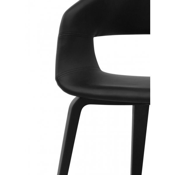 Nova-ruokatuoli - Musta Nova-ruokatuoli - Musta