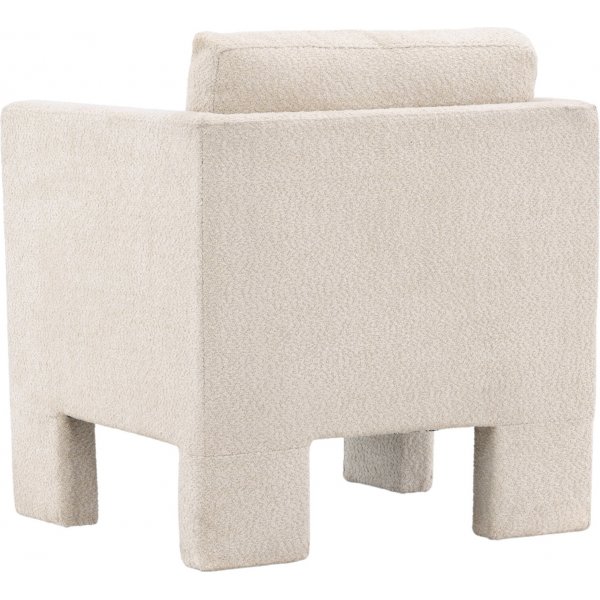 Ragusa nojatuoli - Valkoinen bouclé Ragusa nojatuoli - Valkoinen bouclé