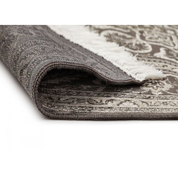 Casablanca Kashan -viskoosimatto - Antrasiitti