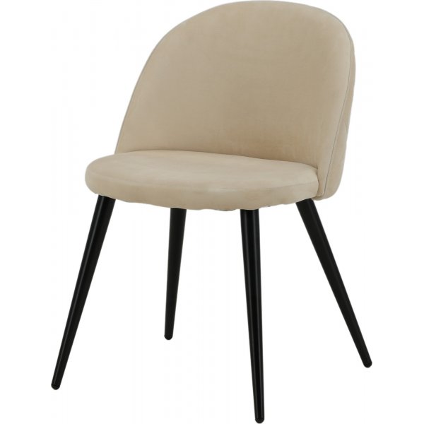 Alice ruokatuoli - beige sametti Alice ruokatuoli - beige sametti
