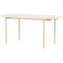 Andy ruokapyt 180 x 90 cm - Whitewash
