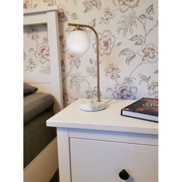 Orfeus pöytävalaisin - Matta messinkiä Orfeus pöytävalaisin - Matta messinkiä