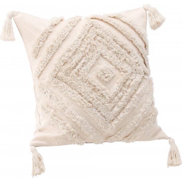 Villi tyynynpllinen 45 x 45 cm - Luonnonvalkoinen