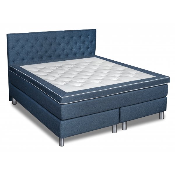 Sänky 160x200 cm 5-vyöhykkeinen tasku - Sininen Sänky 160x200 cm 5-vyöhykkeinen tasku - Sininen