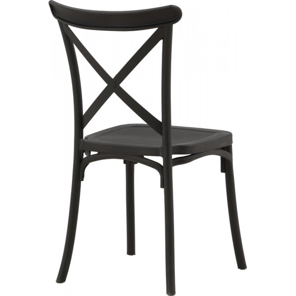 Crosett ruokatuoli - musta