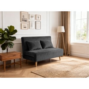 Vuodesohva Helsingborg - Tummanharmaa sametti | 193 cm Vuodesohva Helsingborg - Tummanharmaa sametti | 193 cm