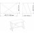 Anemon työpöytä 120x75 cm - Valkoinen