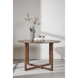 Pyöreä ruokapöytä Durango Walnut - 120 cm Pyöreä ruokapöytä Durango Walnut - 120 cm