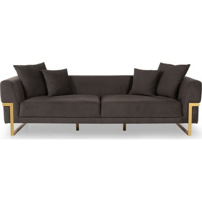 Magenta 3-istuttava sohva - Tummanruskea