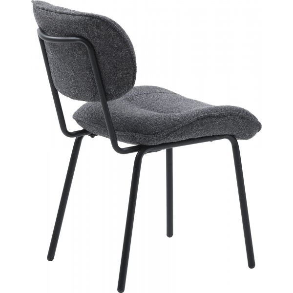 Bison ruokatuoli - tummanharmaa Bison ruokatuoli - tummanharmaa