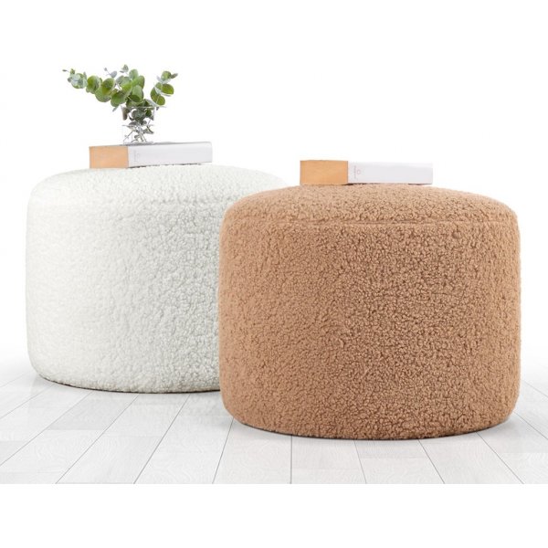 Skyler-pouf - ruskea Skyler-pouf - ruskea