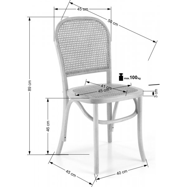 Cadeira ruokapöydän tuoli 502 - beige Cadeira ruokapöydän tuoli 502 - beige