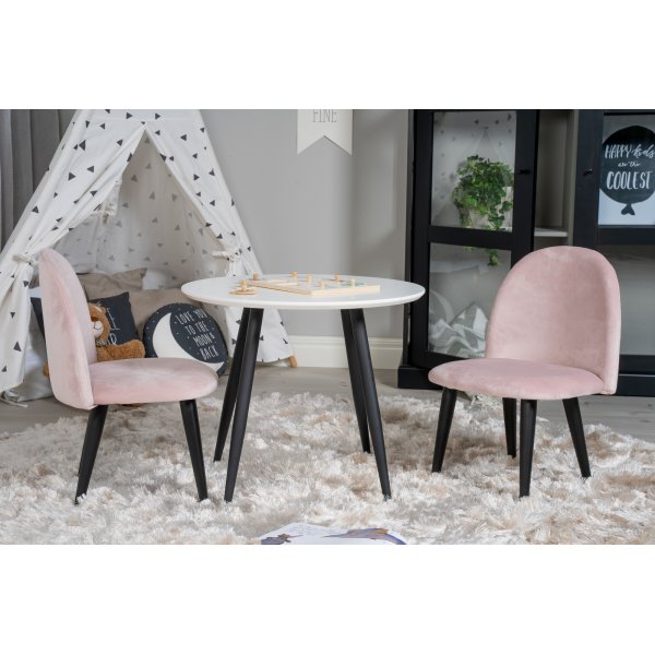 Alice ruokatuoli XXS - Vaaleanpunainen sametti Alice ruokatuoli XXS - Vaaleanpunainen sametti