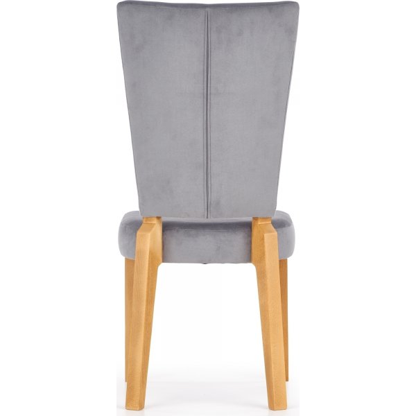 Tuoli Kiki - harmaa ja puu Tuoli Kiki - harmaa ja puu