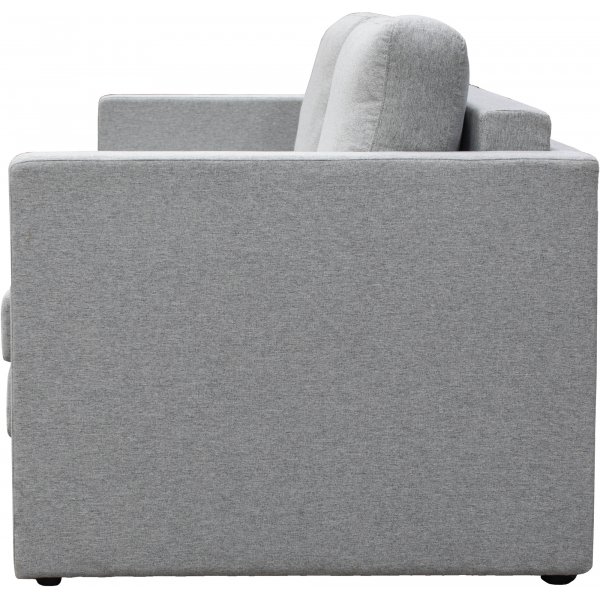 Vuodesohva 2:lle, harmaa + Huonekalujen tekstiilien puhdistus