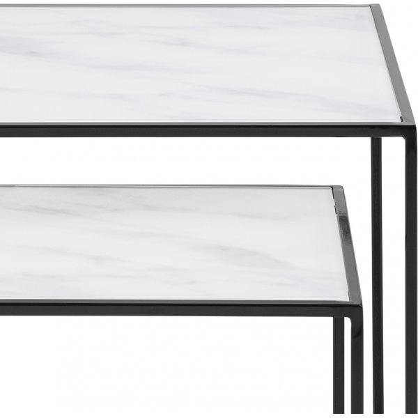 Bolton vedonlyöntipöytä 35x35 | 45x45 cm - Valkoinen Bolton vedonlyöntipöytä 35x35 | 45x45 cm - Valkoinen