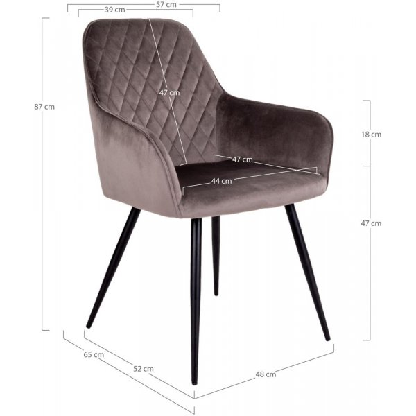 Harbo-ruokailutuoli - ruskea Harbo-ruokailutuoli - ruskea