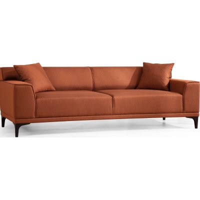 Petra 3-istuttava sohva - oranssi