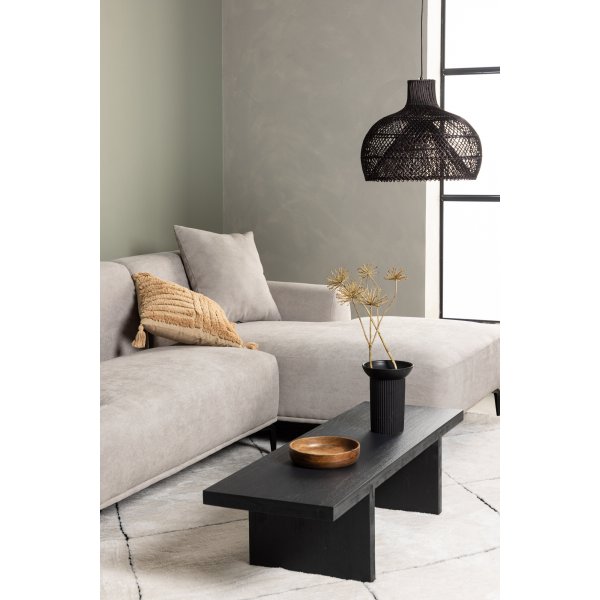 Viskan divaani sohva - musta/vaaleanharmaa