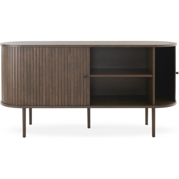 Liukupöytäpöytä 150 cm - Ruskeaksi lakattu tammi Liukupöytäpöytä 150 cm - Ruskeaksi lakattu tammi