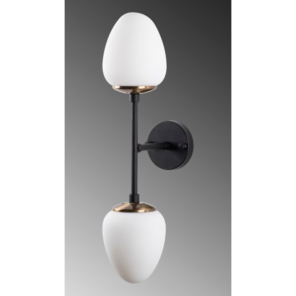 Camflo seinävalaisin 10365 - Musta/antiikki/valkoinen Camflo seinävalaisin 10365 - Musta/antiikki/valkoinen