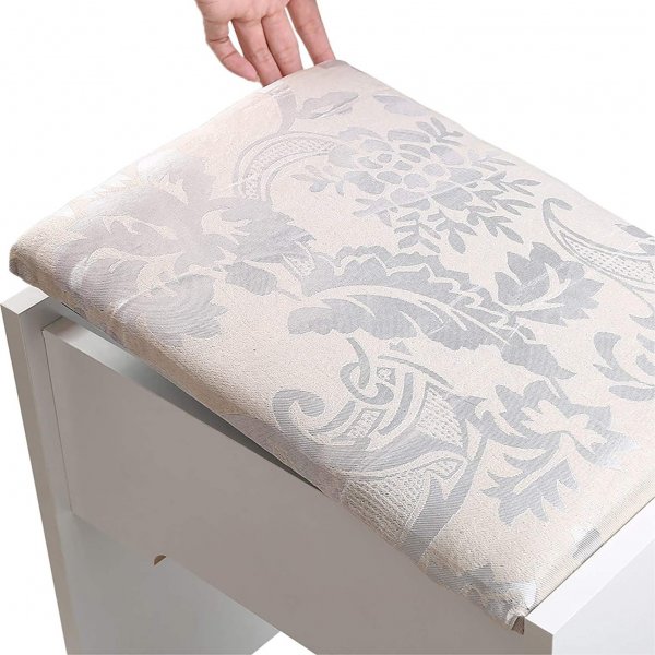 Cindy valkoinen peilipyt ja tuoli