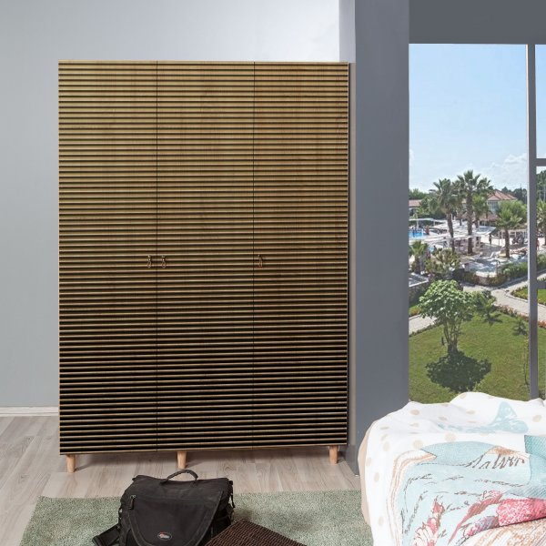 Muoti vaatekaappi 135 cm - Sonoma tammi Muoti vaatekaappi 135 cm - Sonoma tammi