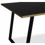Edge ruokapyt 240x90 - musta korkeapainelaminaatti (HPL)