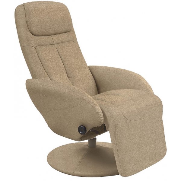 Recliner-nojatuoli Berit - Beige (Kangas)