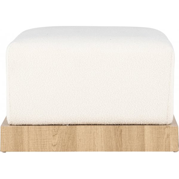 Ivy pouf - Valkoinen boucle