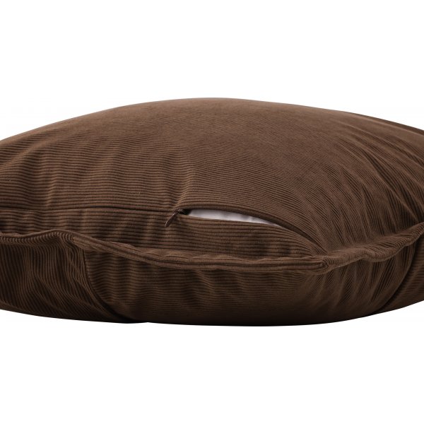 Lykke tyynynpäällinen 50 x 50 cm - Tummanruskea Lykke tyynynpäällinen 50 x 50 cm - Tummanruskea