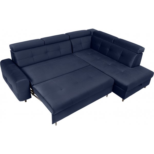 Matras kulmasohva avop��ll� oikealla - Sininen