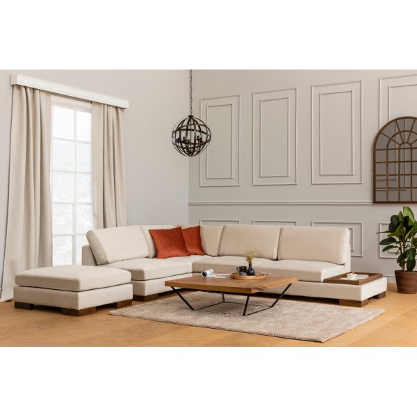 Tulppaani kulmasohva - beige