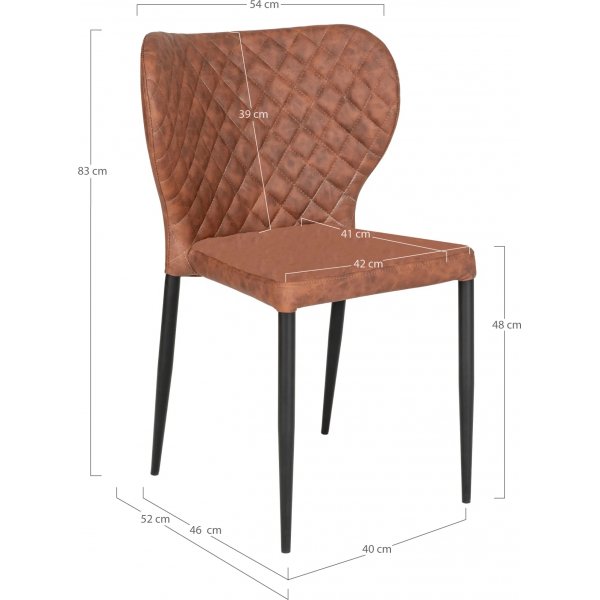 Metzin ruokailuryhmä - Luonnollinen/ruskea + 4.00 x Tuolin tyyny Metzin ruokailuryhmä - Luonnollinen/ruskea + 4.00 x Tuolin tyyny