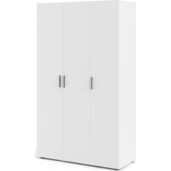 Pepe vaatekaappi 3 ovella - Valkoinen Pepe vaatekaappi 3 ovella - Valkoinen
