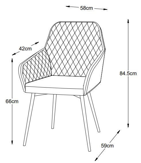Florida-nojatuoli harmaata samettia Florida-nojatuoli harmaata samettia