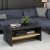 Apollon sohvapöytä 90 x 45 cm - Musta marmori/safiiri/tammi