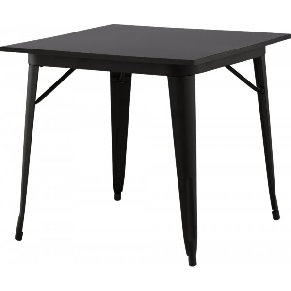 Tempe ruokapöytä 80 x 80 cm - Musta Tempe ruokapöytä 80 x 80 cm - Musta