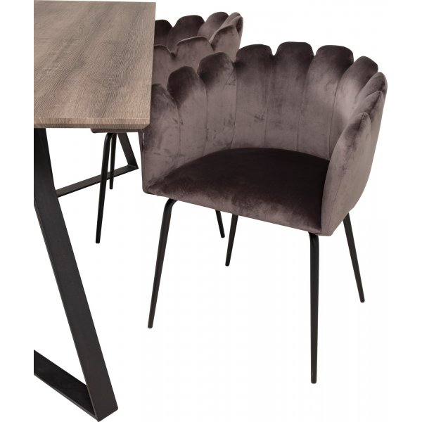 Halmstad nojatuoli - harmaa Halmstad nojatuoli - harmaa