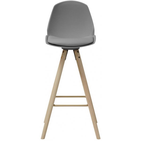 Oslo baarijakkara 105 cm - harmaa PU Oslo baarijakkara 105 cm - harmaa PU