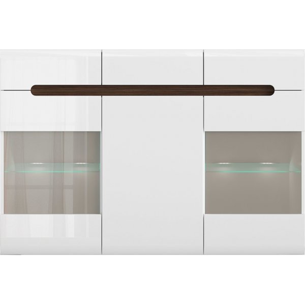 Azteca Trio senkki LED-valolla - valkoinen Azteca Trio senkki LED-valolla - valkoinen