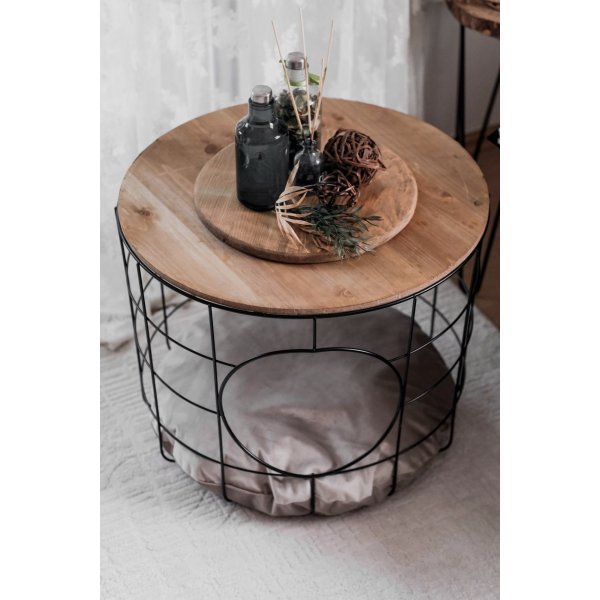 Cat sohvapöytäsetti - mänty/musta Cat sohvapöytäsetti - mänty/musta